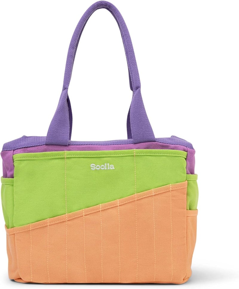 Soolla Studio Bag: Art Supply Storage Organizer & Pottery Tool Bag, Washable Tote, Yarn Bag, Crochet, 30 Pockets, 15+ Colors (Sarah Anderson) - Image 1
